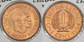 Sierra Leone 1964 Cent P190227 combine shipping0