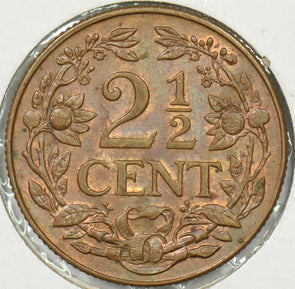 Curacao 1944 2 1/2 Cents Lion animal P150232 combine shipping1