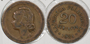 Portugal 1924 20 Centavos P190321 combine shipping0