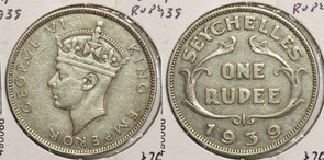 Seychelles 1939 Rupee P490086 combine shipping0