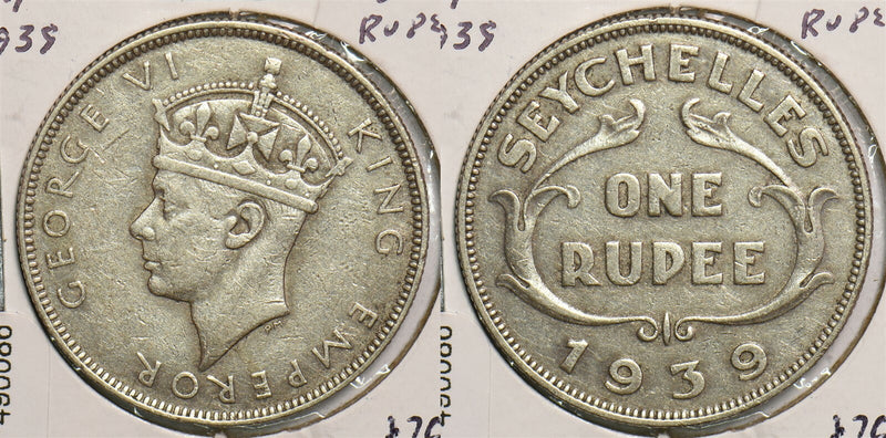 Seychelles 1939 Rupee P490086 combine shipping0