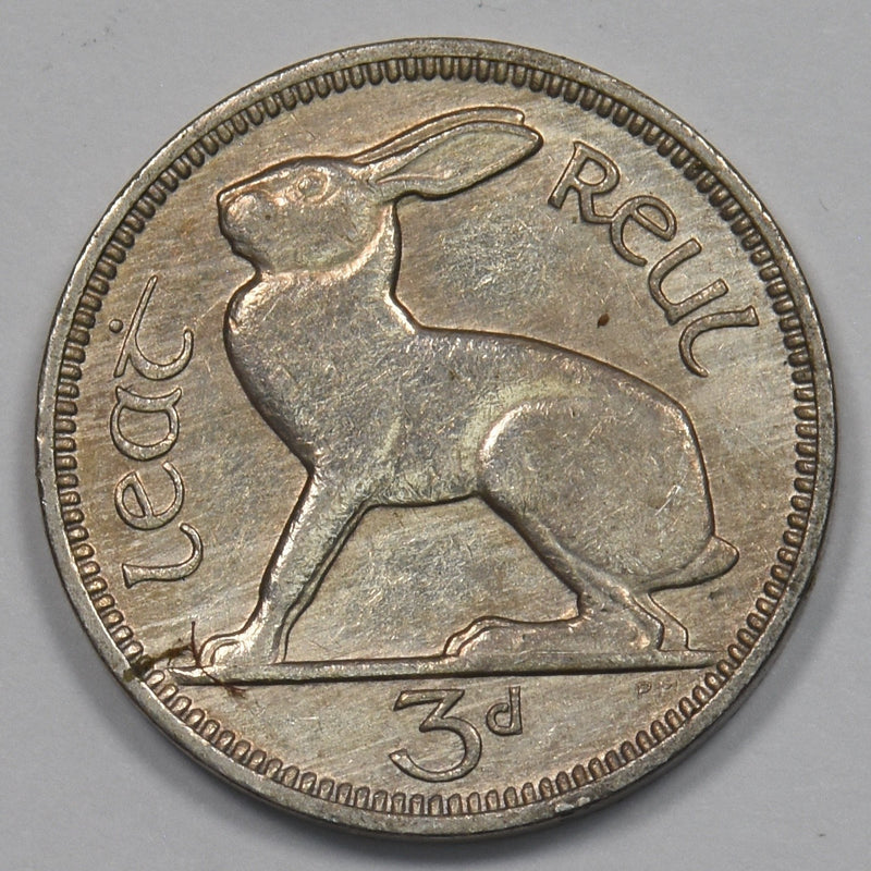Ireland 1935 Irish Free State 3 Pence P9027000