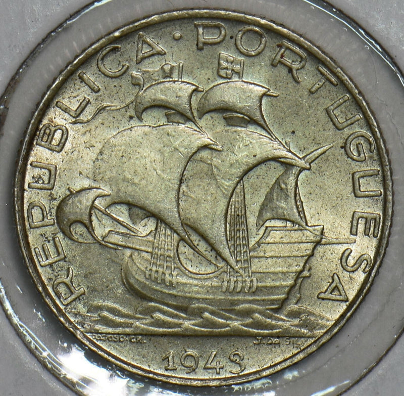 Portugal 1943 2 1/2 Escudos UNC P290087 combine shipping0