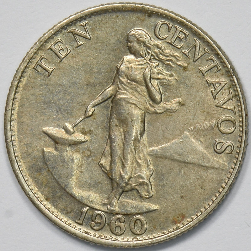 Philippines 1960 Coat of arms 10 Centavos P9027550