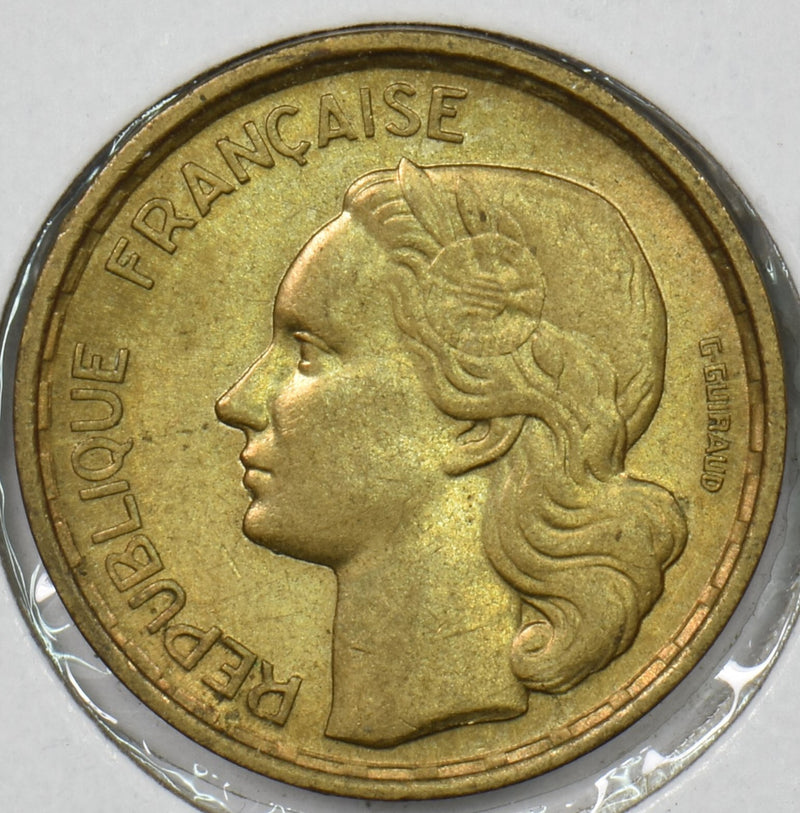 France 1952 10 Francs Rooster P190581 combine shipping0