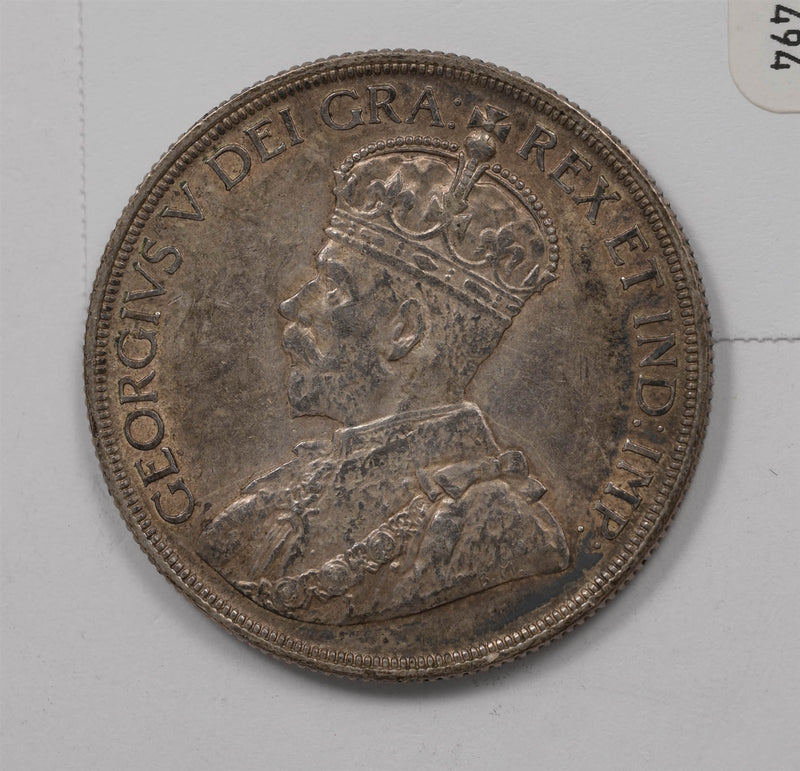 Canada 1936 Dollar Silver AU+ George V P490494 combine shipping0