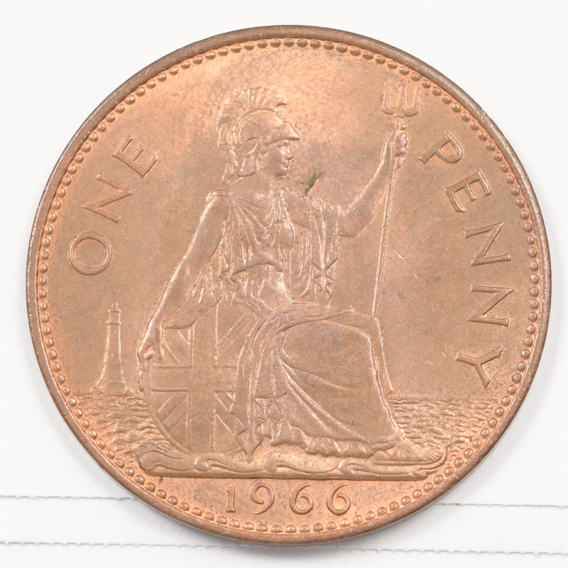 United Kingdom 1966 Elizabeth II Penny P9039800
