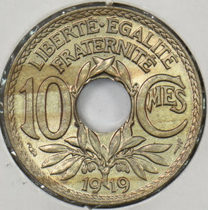 France 1919 10 Centimes BU P190577 combine shipping1