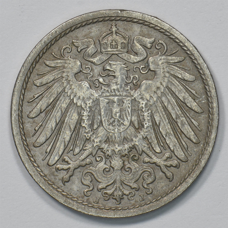 Germany 1900-J William II 10 Pfennig P9029560