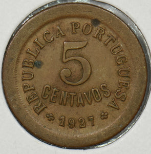 Portugal 1927 5 Centavos P150145 combine shipping1