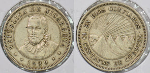 Nicaragua 1939 10 Centavos P290378 combine shipping0