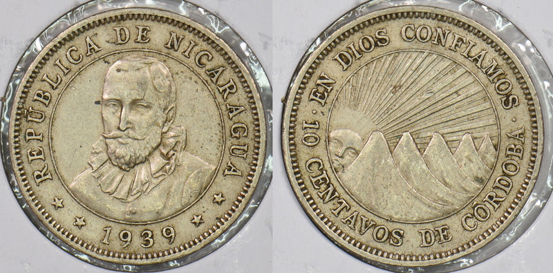 Nicaragua 1939 10 Centavos P290378 combine shipping0