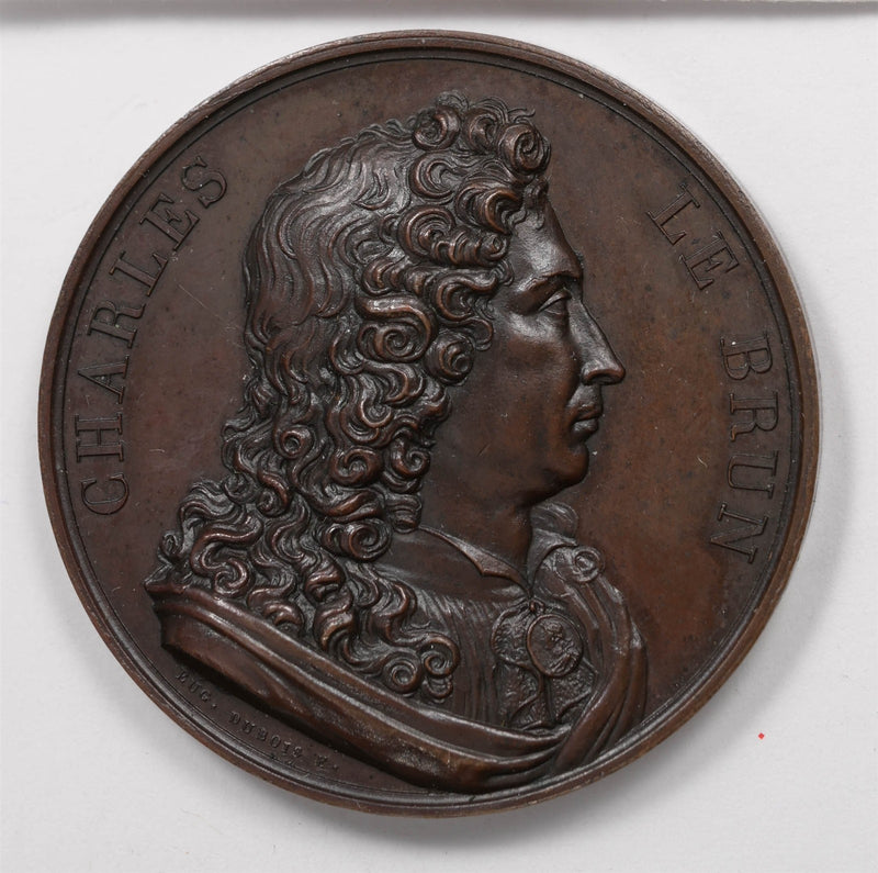 France 1818 Medal Better than Museums Victoria Specimen Charles LE Brun P4905280