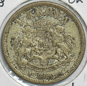 Sweden 1898 Krona P490010 combine shipping1