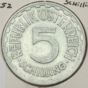 Austria 1952 5 Schilling Eagle animal P190389 combine shipping1