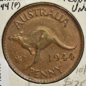 Australia 1944 P Penny Kangaroo animal UNC P190109 combine shipping1