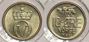 Norway 1962 10 Ore Bee animal BU P150068 combine shipping0