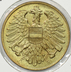 Austria 1954 20 Groschen Eagle animal P190420 combine shipping0