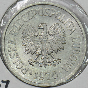 Poland 1970 10 Groszy Gem BU YAA47 Eagle P190529 combine shipping0