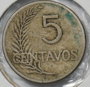 Peru 1919 5 Centavos Bust of Ceres P903537 combine shipping1
