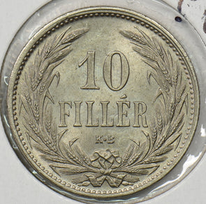 Hungary 1908 10 Filler Gem BU P490194 combine shipping2