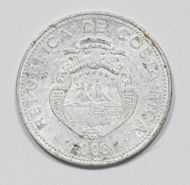 Costa Rica 2008 National Arms 5 Colones P9028820