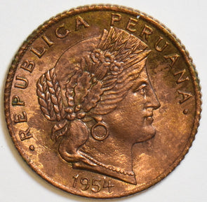 Peru 1954 5 Centavos P190021 combine shipping0