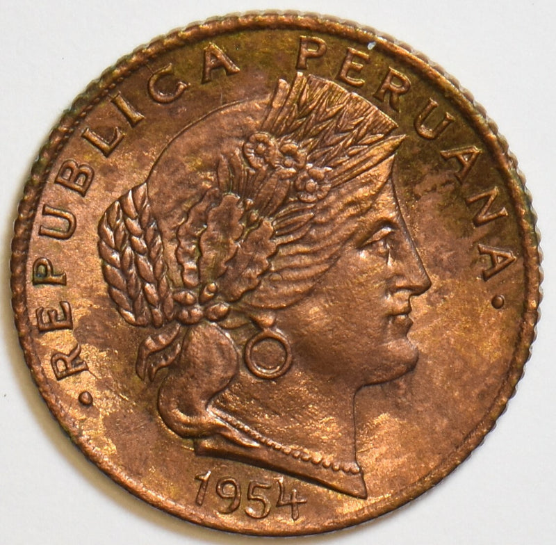 Peru 1954 5 Centavos P190021 combine shipping0