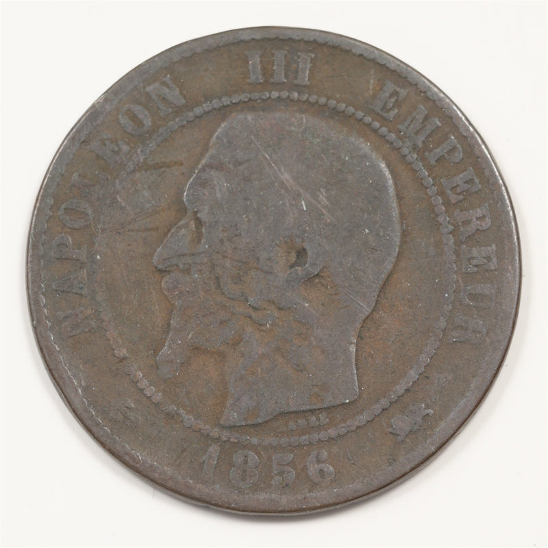 France 1856-D Napoleon III 10 Centimes P1514940