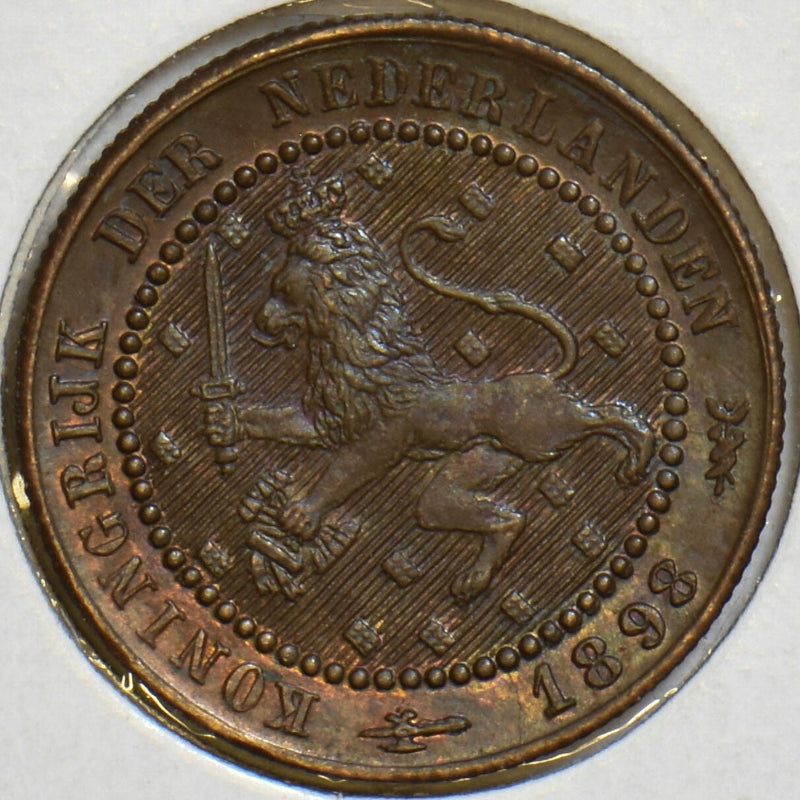Netherlands 1898 Cent Toned UNC P490061 combine shipping0