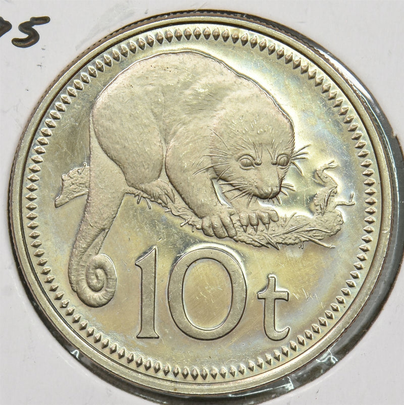 Papua New Guinea 1975 10 Toea Cuscus animal P150198 combine shipping0
