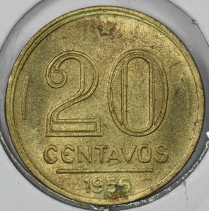 Brazil 1956 20 Centavos P190628 combine shipping1