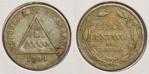 Nicaragua 1934 5 Centavos P290283 combine shipping0