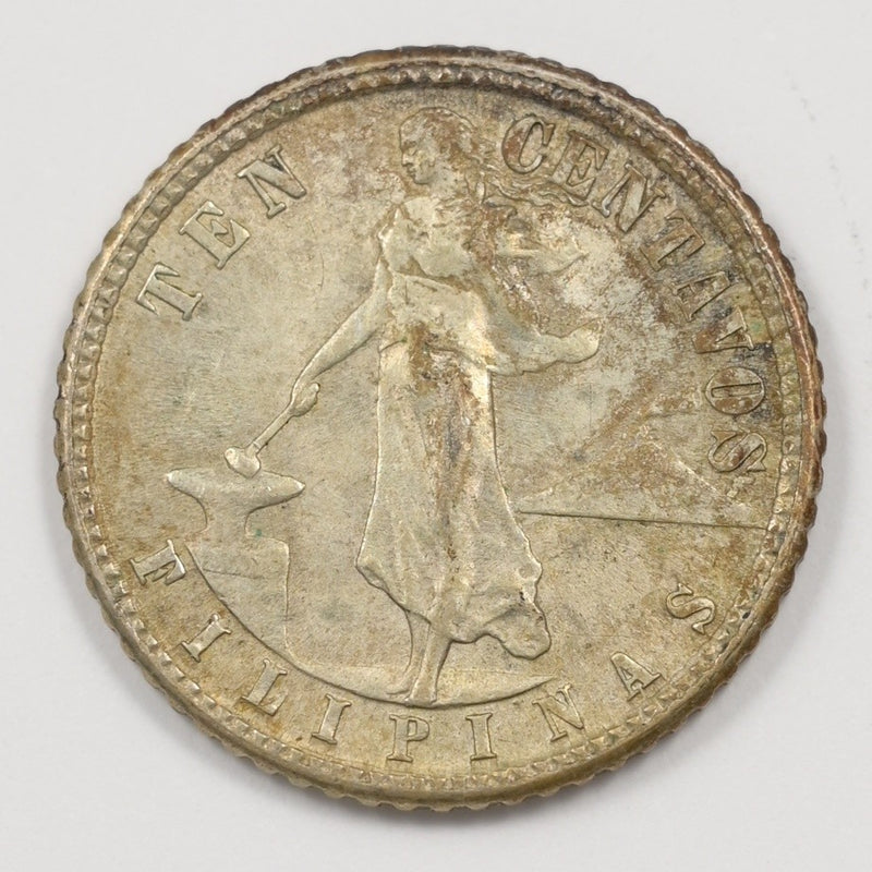 Philippines 1944-D Commonwealth 10 Centavos Silver P9043080