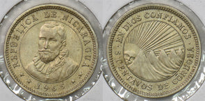Nicaragua 1965 5 Centavos P490195 combine shipping0