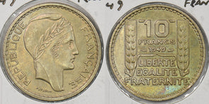 France 1949 10 Francs P190324 combine shipping0