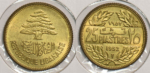 Lebanon 1952 25 Piastres P290257 combine shipping0