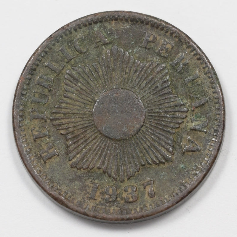 Peru 1937 Republic Centavo P1513810