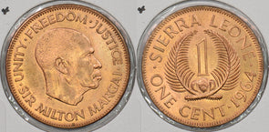 Sierra Leone 1964 Cent P190294 combine shipping0
