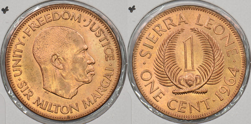 Sierra Leone 1964 Cent P190294 combine shipping0