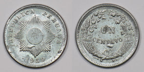 Peru 1959 Centavo P190246 combine shipping0