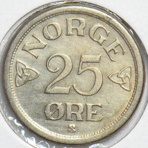 Norway 1953 25 Ore P190067 combine shipping1