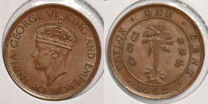 Ceylon 1942 Cent P150123 combine shipping0