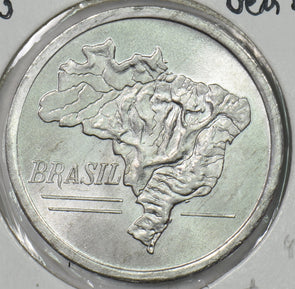 Brazil 1965 20 Cruzeiros Gem BU P190609 combine shipping0