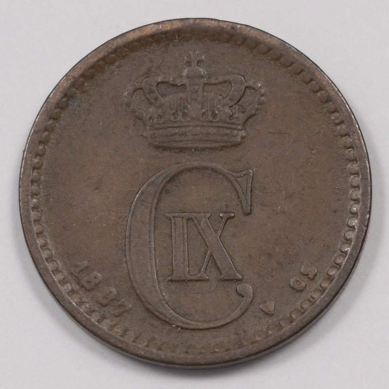 Denmark 1887-CS Christian IX Ore P1914780