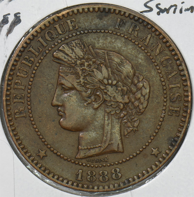 France 1888 A 10 Centimes P190528 combine shipping0