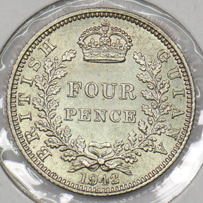 British Guiana 1942 4 Pence P290380 combine shipping2