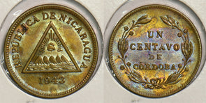 Nicaragua 1943 Centavo UNC P290212 combine shipping0