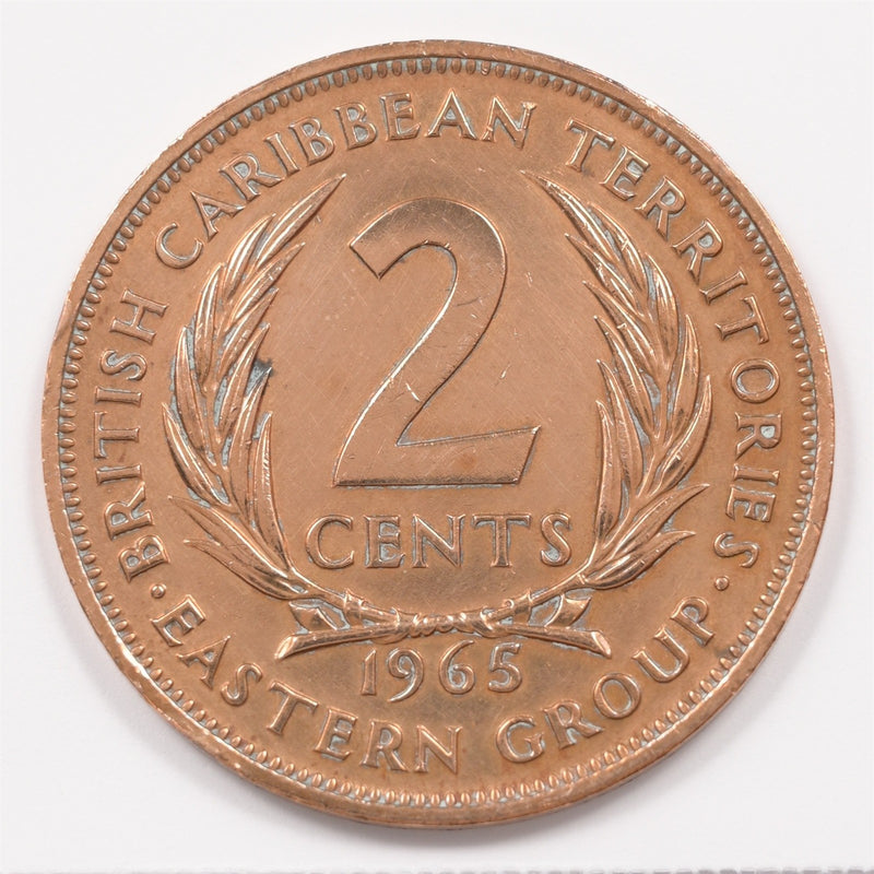 British Caribbean Territories 1965 Eastern Group-Elizabeth II 2 Cents P9047700
