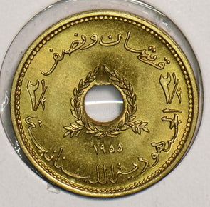 Lebanon 1955 2 1/2 Piastre P290227 combine shipping2